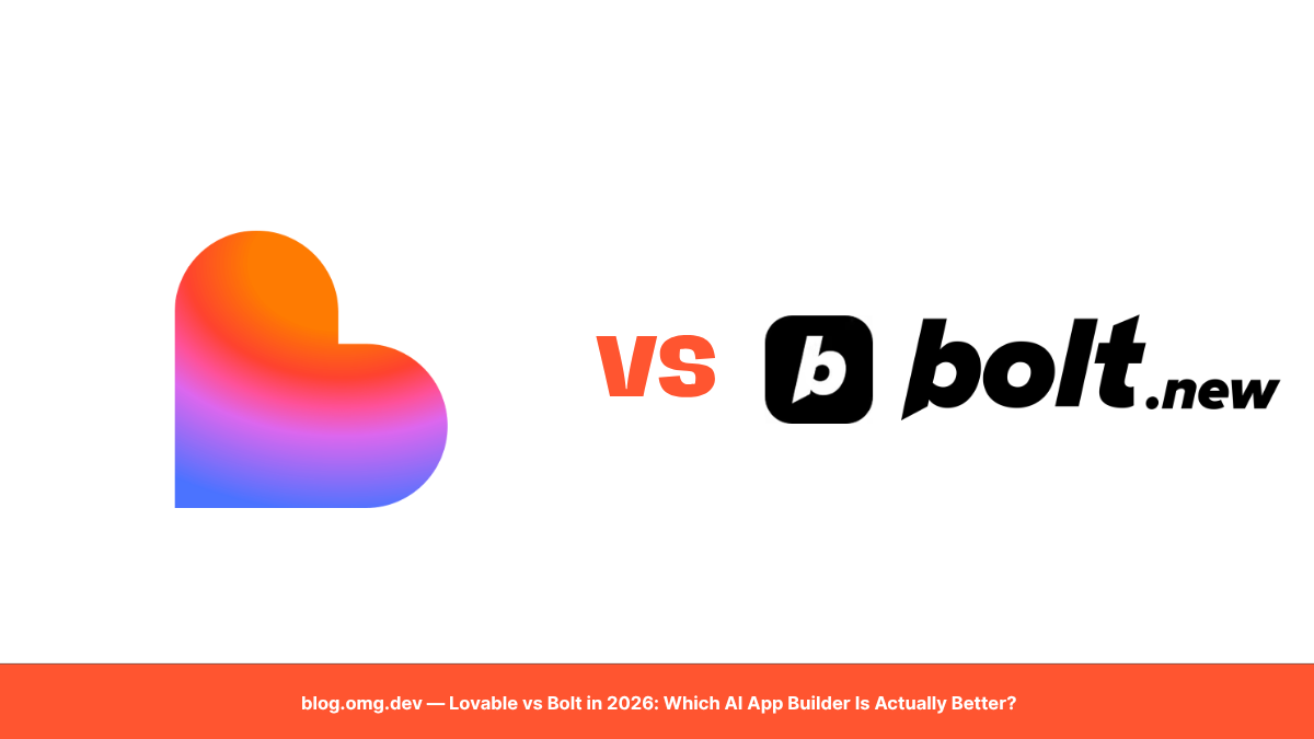 Lovable vs Bolt in 2026: Which AI App Builder Is Actually Better?